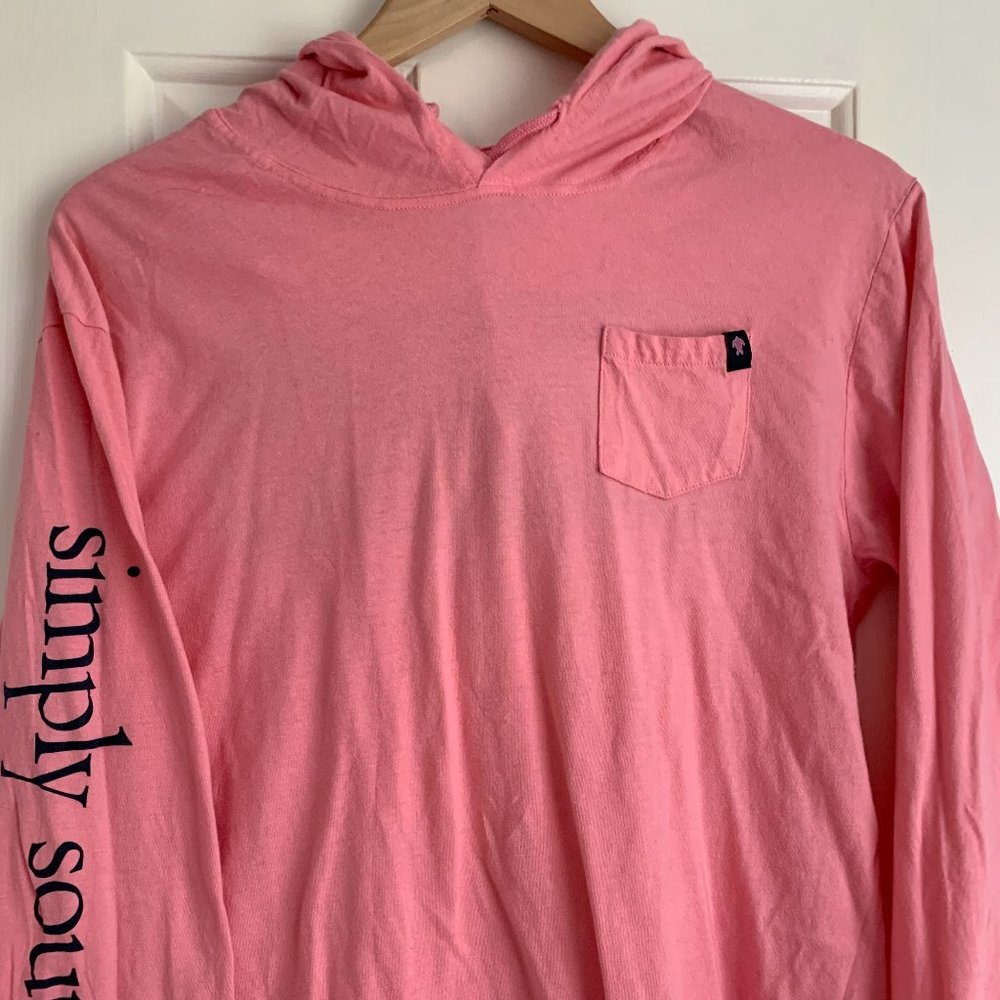 Simply Southern Pink Pullover with Hood